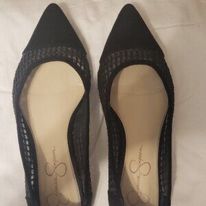 Jessica Simpson Black Pointy Shoes Size 8.5